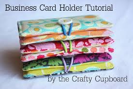 The Crafty Cupboard How To Business Card Holder Http Craftycupboard Blogspot Com 2011 03 Business Card Holders Sewing Tutorials Free Diy Business Cards
