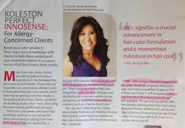 gina taro salon allergy specialist wella koleston