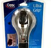 Carex Ultra Grip Bath Handle Chrome 12in 0.63lb for sale ...
