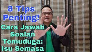We did not find results for: Cara Menjawab Soalan Temuduga Isu Semasa Merungkai 8 Tips Penting Youtube