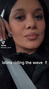 Latina Riding The Wave