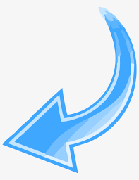 If you want a solid triangular shaped head. Blue Curved Arrow Pointing Left Curved Arrow Transparent Png Image Transparent Png Free Download On Seekpng