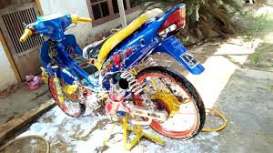 Komunitas satria fu 150 ntt. Yamaha Vega R Biru Modifikasi Pemula Youtube