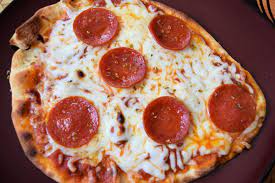 Simple Pepperoni Pizza On Indian Naan Bread Game Day Food Easy Meals Food