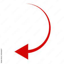 Red circle with arrow