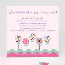 Un univers doux et aquatique pour célébrer son anniversaire et épater ses copines ! Carte Invitation Anniversaire Fille Sucre D Orge Echantillon Offert Carteland