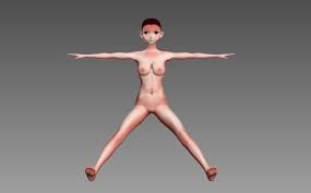 nude-girl body women female body 3D Модель in Женщина 3DExport