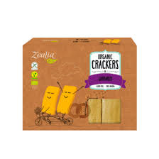 Crackers Bio A La Farine De Pois Chiche Sans Gluten 120 Gr Zealia