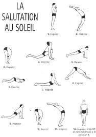 Positions Pour Debutant Salutation Au Soleil Exercice De Respiration Yoga Salutation Au Soleil
