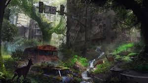 I Have A Mansion In The Post Apocalyptic World Wiki Street By 5ofnovember Dbbsqvj Jpg 4013 2257 Post Apocalyptic City Apocalypse Landscape Post Apocalyptic