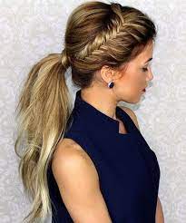 Fascinating Braided Ponytail Hairstyles For Prom Dinga Poonga Messy Ponytail Hairstyles Ponytail Hairstyles Easy Hair Styles