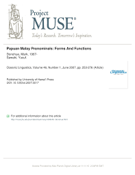 Meaning of designation in english. Pdf Papuan Malay Pronominals Forms And Functions
