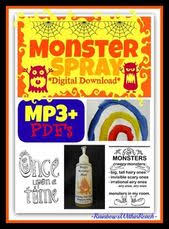 Monster Spray Zip File Mp3 Song To Help Children Overco Monster Spray Helping Kids Overcoming Fear