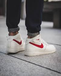 Nike Air Force 1 Mid 07 Sail University Red Adidas Runners Nike Nike Air Force