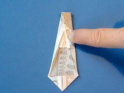 Geldgeschenk Geldscheine Geldscheine Falten Scheine