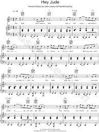 See the quick guide on how to read the letter notes, at the bottom of this post, to help you understand how to read the letter note sheet music below. The Beatles Hey Jude Sheet Music In F Major Transposable Download Print Sku Mn0053749