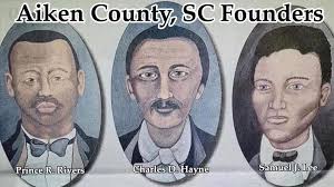 Petition · Statues of the Aiken County Founders. Samuel J. Lee, Charles D.  Hayne, Prince R. Rivers