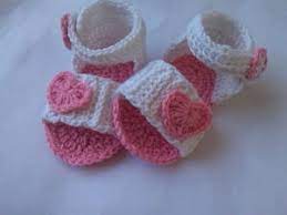 Brown and peach colors(baby dk double knit acrylic yarn 4 ply (20 stitches = 4 inches). Baby Sandal Crochet Pattern Favecrafts Com
