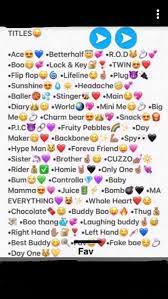 Titles For Snapchat Snapchat Names Cute Names For Boyfriend Nicknames For Boyfriends
