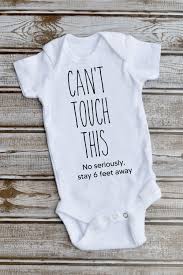 Can T Touch This Baby Onesie Personalized Onesie Etsy Cute Baby Onesies Fun Baby Onesies Funny Baby Onesies