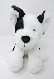 Black And White Dog Stuffed Animal Animal Adventure Puppy Dog French Bulldog Plush Black White 9 Stuffed Toy Animaladventure In 2020 Dog Stuffed Animal Toy Bulldog White French Bulldog Puppies