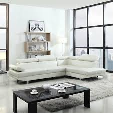 Contemporary white full leather living room set. Angela White Leather Modern Sofa And Loveseat Set For Sale Online Ebay