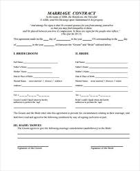 The second component to be described in a temporary marriage is the. Free 8 Sample Marriage Contract Forms In Pdf Ms Word