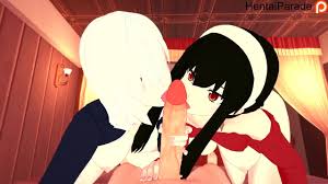 Trío loid Yor x Nightfall Hentai sin censura