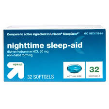 Diphenhydramine Hcl Maximum Strength Nighttime Sleep Aid Softgels 32ct Up Up Target