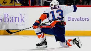 Mathew Barzal speeds in, taps home ...