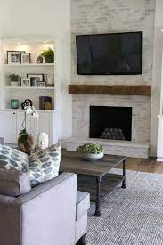 It can be as simple as a fresh paint job on unfinished or previously painted brick. Full Size Of Innenarchitektur Best 25 Brick Fireplace Remodel Ideas On Pint Contemporary Fireplace Designs Farm House Living Room Modern Farmhouse Living Room