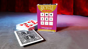 Bicycle Invisible Deck Vanishing Inc Magic Shop
