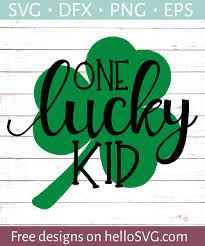 Download One Lucky Kid Svg Free Svg Files Hellosvg Com