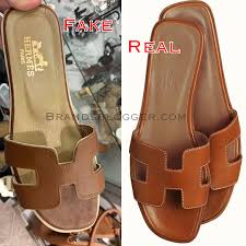 Authentic hermes logo sandals mules heels #38 us 7.5 canvas brown rank abtop rated seller. How To Spot Fake Hermes Oran Sandals Brands Blogger