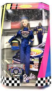 Barbie doll 50th anniversary nascar collector edition 1998. 50th Anniversary Nascar Barbie Collector Edition Worth Online Shopping