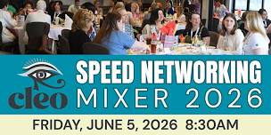 CLEO Speed Networking Mixer 2026