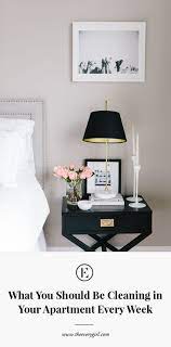 What You Should Be Cleaning In Your Apartment Every Week Table Lamps For Bedroom Bedroom Side Table Lamps Side Tables Bedroom