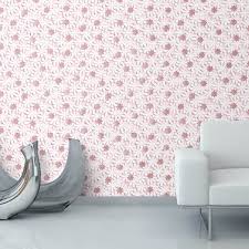 See more ideas about home wallpaper, wallpaper, home. Nina Home Floral Daisy Pink Rose Gold Metallic Wallpaper N10032
