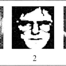 Examples of representation of human faces participating in the...