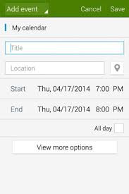 To archive all items, select a date in the future. How To Create Edit And Delete Events On The Samsung Galaxy S 5 S Calendar Dummies