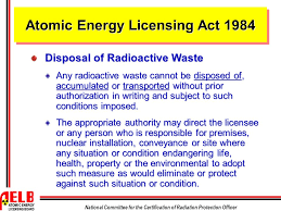 Home > atomic energy licensing act 1984 act 304. Contents Introduction Atomic Energy Licensing Act 1984 Act 304 Ppt Video Online Download