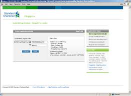 online banking faq registration standard chartered bank