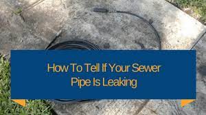 How To Tell If Your Sewer Pipe Is Leaking - In-House Plumbing Company