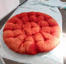How To Sew A Diy Papasan Chair Cover The Happy Housie Papasan Chair Cover Papasan Cushion Cover Diy Chair Covers