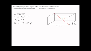 Prisma triunghiular regulata, prisma patrulater regulata iar volumul unui paralelipiped este: Aria Si Volumul Paralelipipedului Problema Rezolvata Youtube
