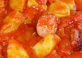 Rougail Saucisses Et Pommes De Terre Cookeo En 2020 Rougail Saucisse Rougail Pomme De Terre Cookeo
