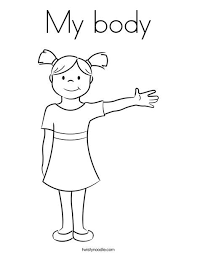 My Body Coloring Page Twisty Noodle Coloring Pages Coloring Pages For Girls Coloring Pages Inspirational