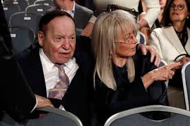 It featured the image of an ambucycle composed of tiny colorful butterflies shaped from steel. Sheldon Adelson And Miriam Adelson Give 25 Million To Senate Gop Pac