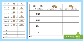 Free grammar worksheets for grade 1, grade 2 and grade 3, organized by subject. High Frequency Words Worksheets Writing Practice