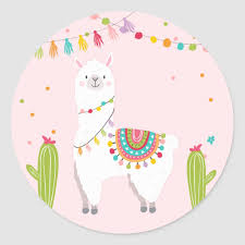 Llama Sticker Llama Birthday Alpaca Fiesta Mexican Zazzle Com In 2021 Llama Birthday Cute Alpaca Llama Pictures
